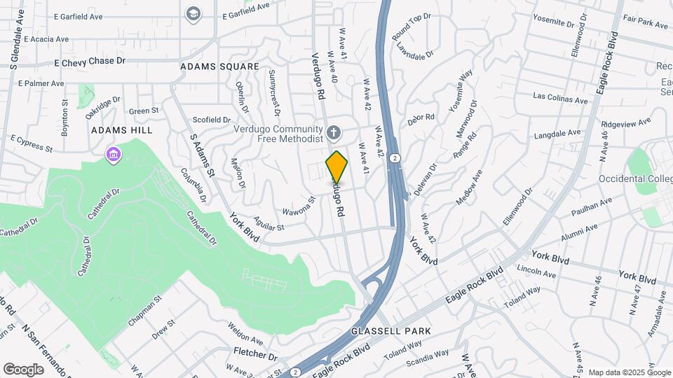 4203 Verdugo Rd Mapa y Detalles de la Ubicación