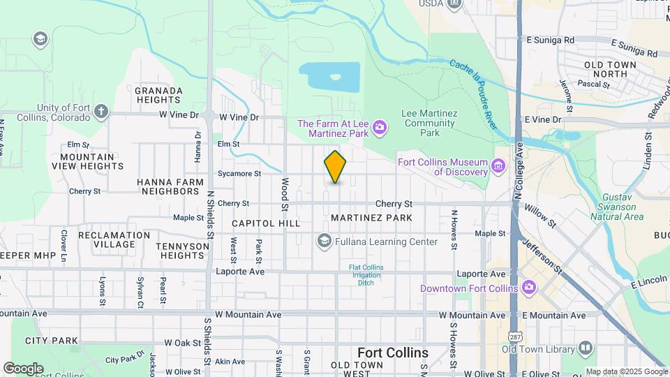 417 N Loomis Ave Map and Location Details