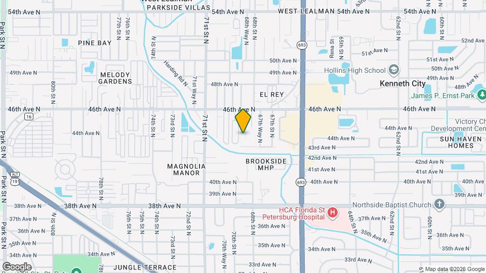 4390 68th St N Map and Location Details