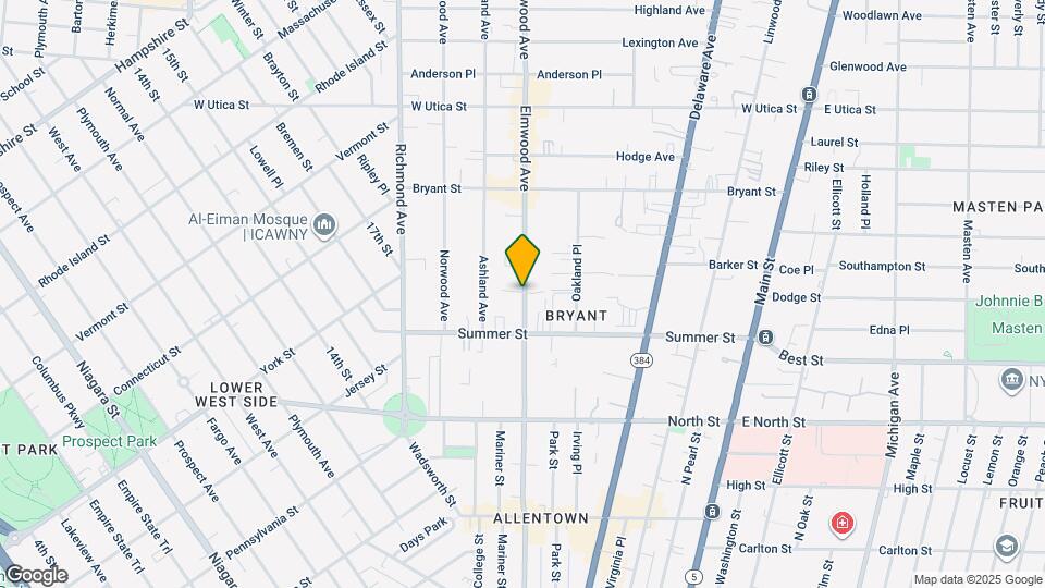 328 Elmwood Ave Map and Location Details