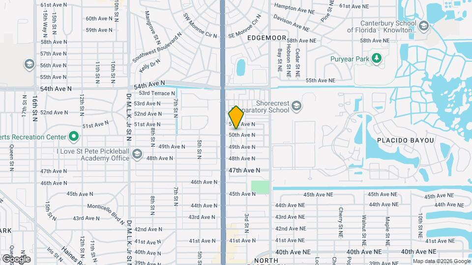 351 50th Ave N Map and Location Details