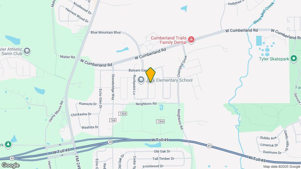 7336 Manassas Ln Map and Location Details