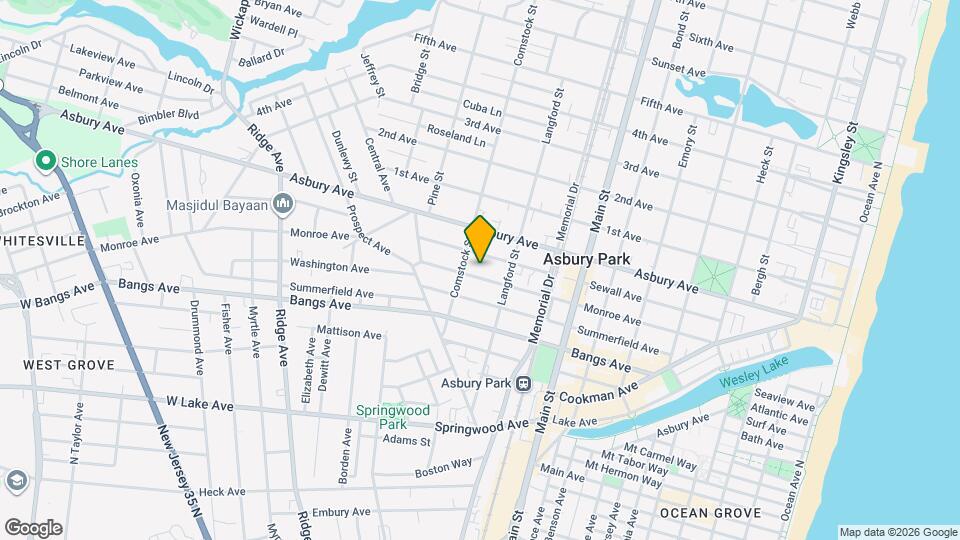 1027 Monroe Ave Map and Location Details