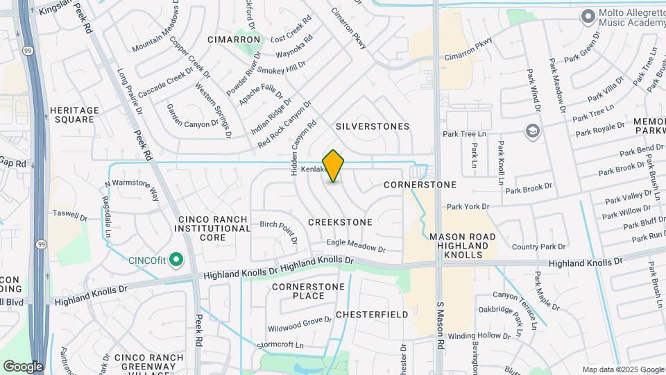 22307 Silver Morning Cir Map and Location Details