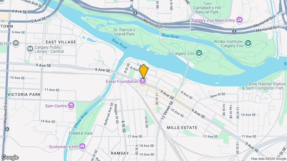 South Bank Map and Location Details