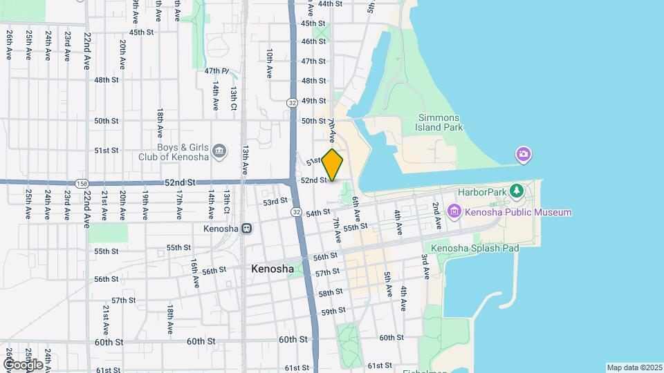 625 52nd St Map and Location Details