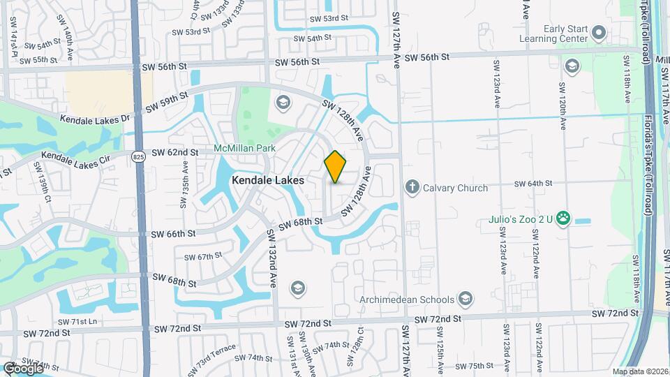 6485 SW 129th Ave Map and Location Details