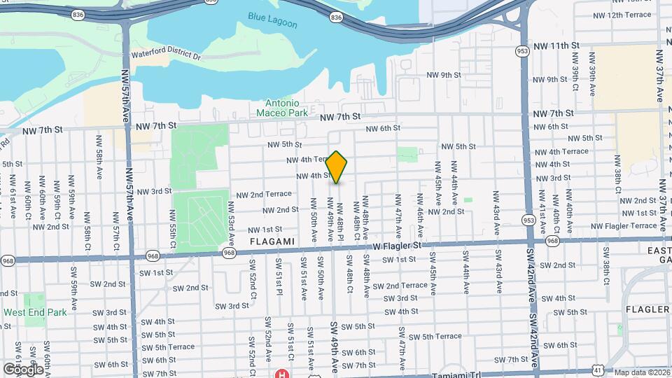 252 NW 48th Pl Map and Location Details