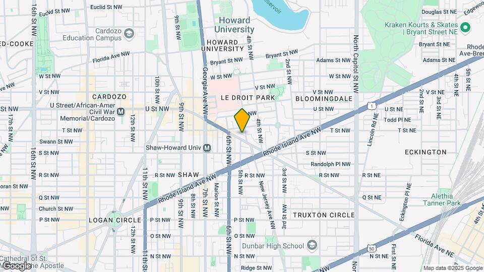 511 Florida Ave NW Mapa y Detalles de la Ubicación