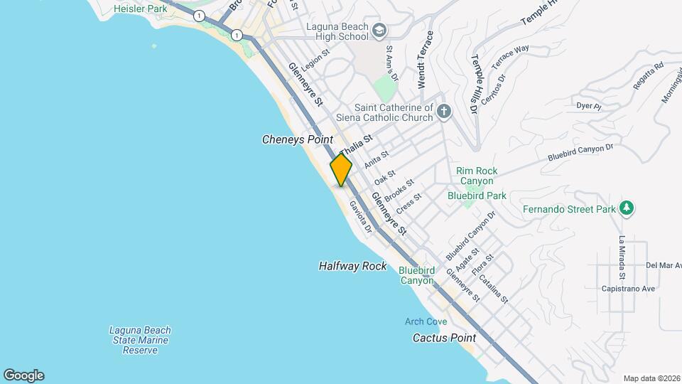 1045 Gaviota Dr Unit B Map and Location Details
