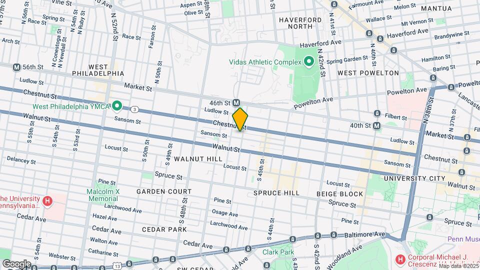 122 S 46th St Map and Location Details