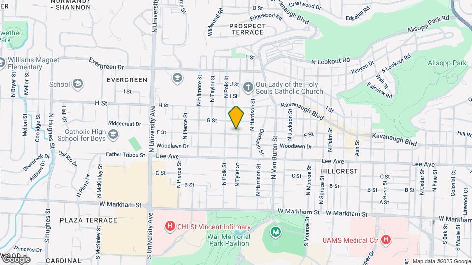 700 N Tyler St Map and Location Details