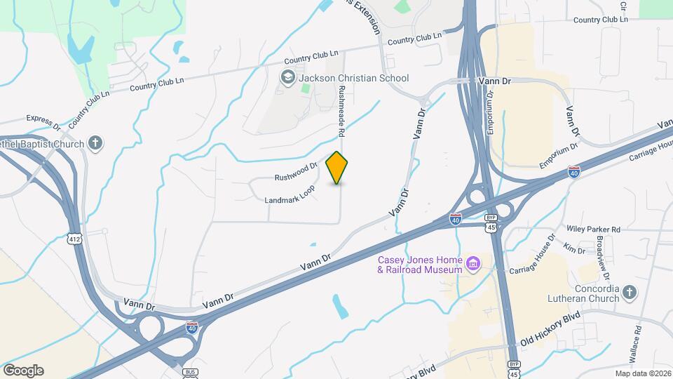 761 Rushmeade Rd Map and Location Details