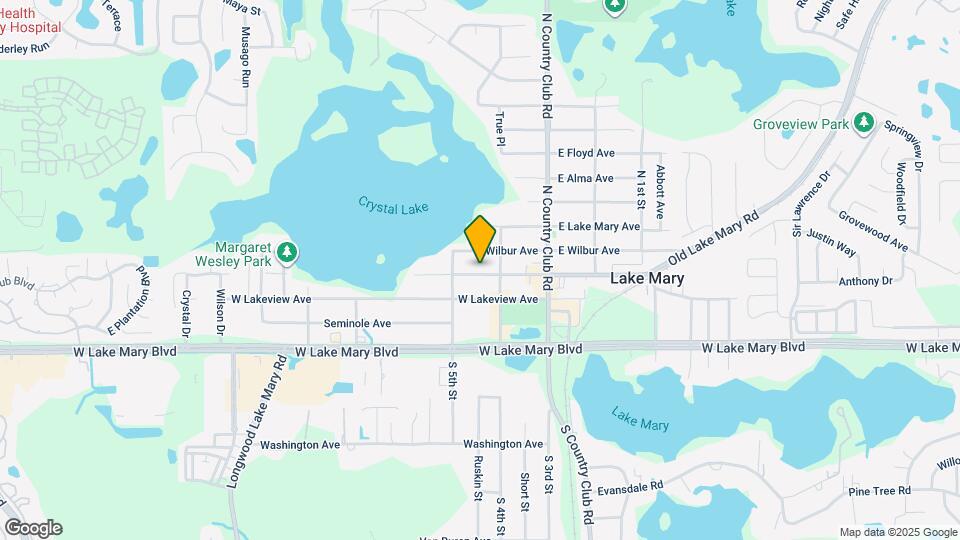 170 W Crystal Lake Ave Mapa y Detalles de la Ubicación