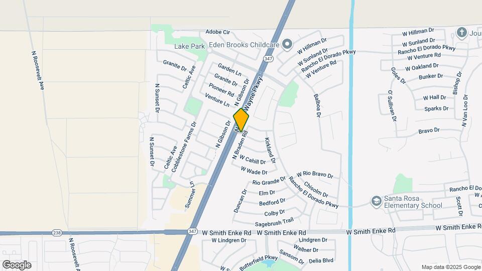 21972 N Braden Rd Map and Location Details