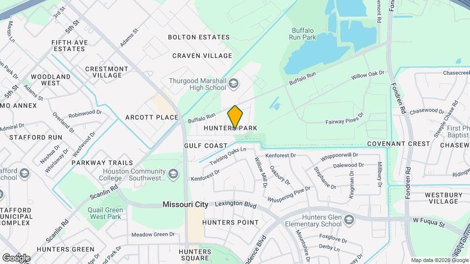 1306 Mimosa Rd Map and Location Details