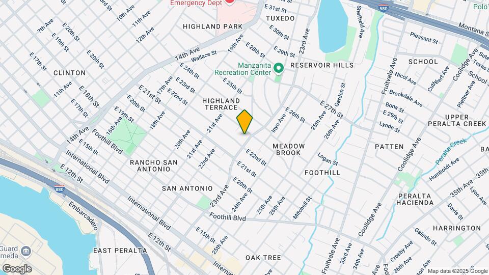2225 23rd Ave Mapa y Detalles de la Ubicación