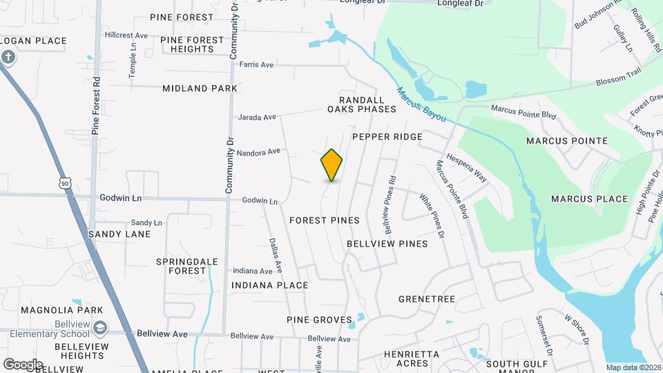 6204 Forest Pines Dr Map and Location Details