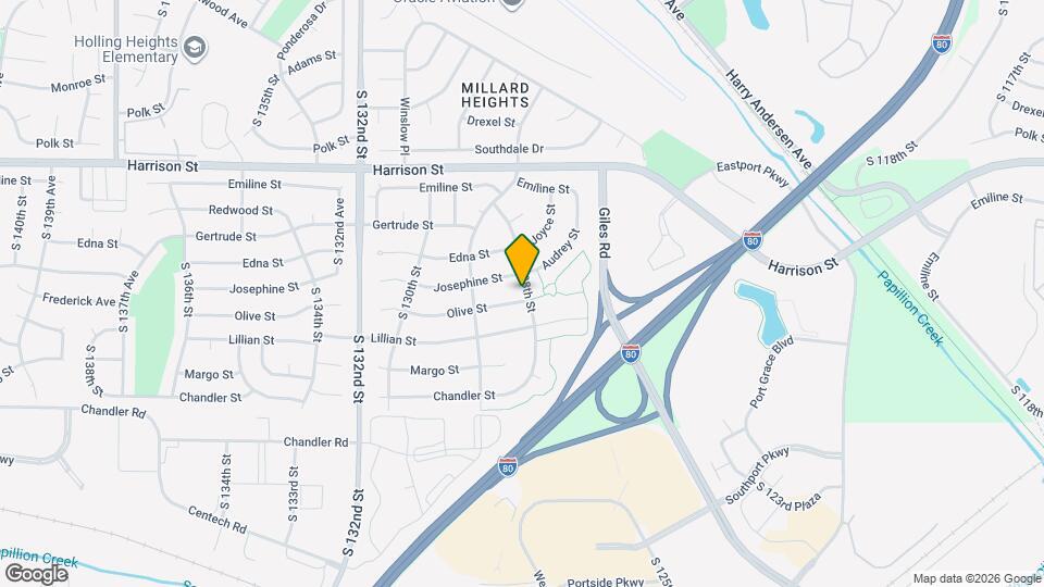 12804 Olive St Map and Location Details