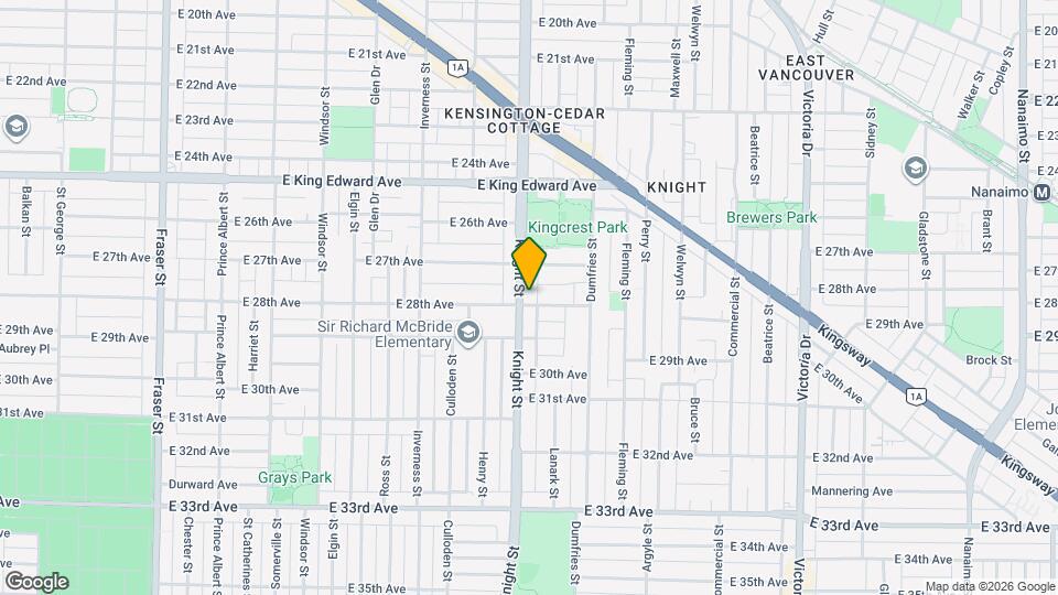 4398 Knight St Map and Location Details