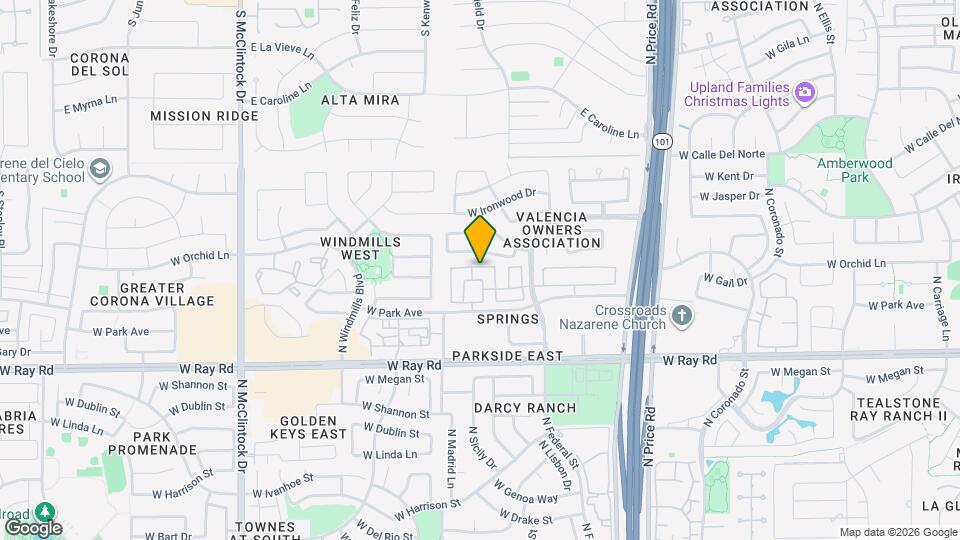 3435 W Frankfurt Dr Mapa y Detalles de la Ubicación