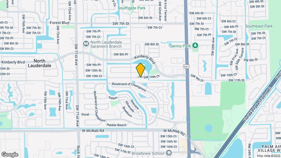 6320 SW 10th Ct Map and Location Details