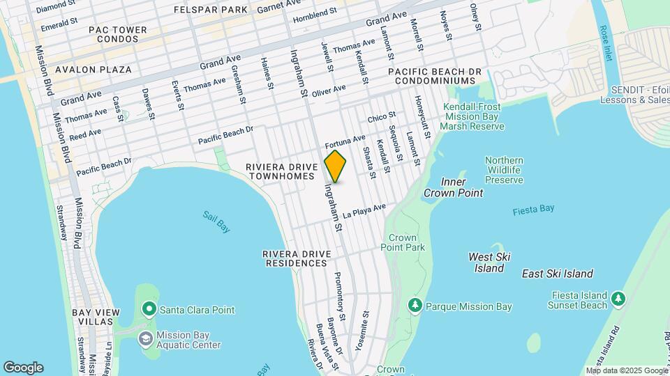 3883 Ingraham St Mapa y Detalles de la Ubicación