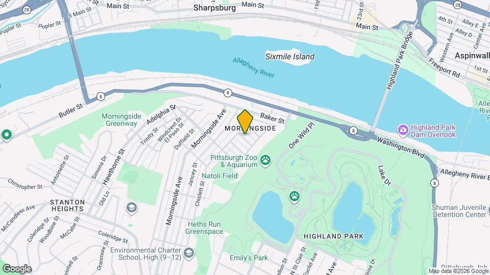 6915 Standish St Map and Location Details