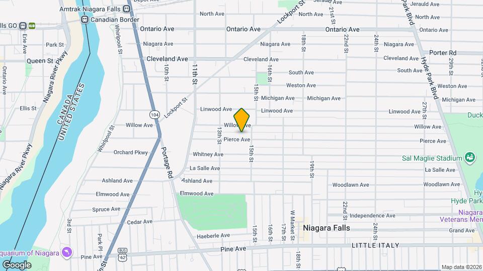 1348 Pierce Ave Map and Location Details