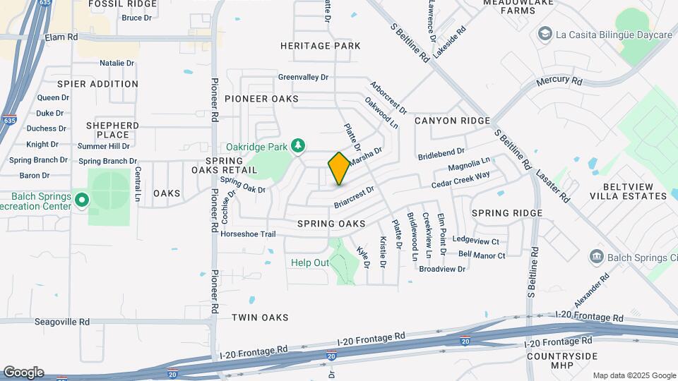 14416 Oakwood Ln Mapa y Detalles de la Ubicación