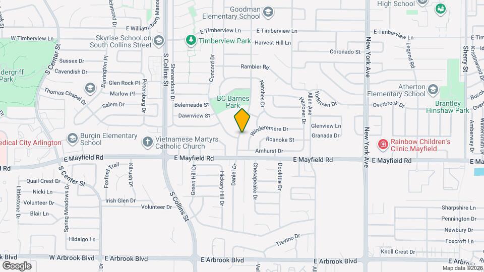 3207 Daniel Dr Map and Location Details