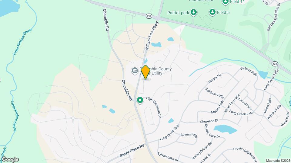 338 High Meadows Pl Map and Location Details