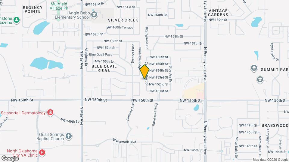 15309 Cardinal Nest Dr Mapa y Detalles de la Ubicación