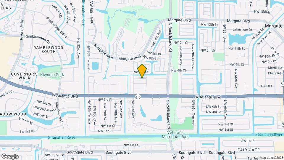 7500 NW 5th Pl Map and Location Details