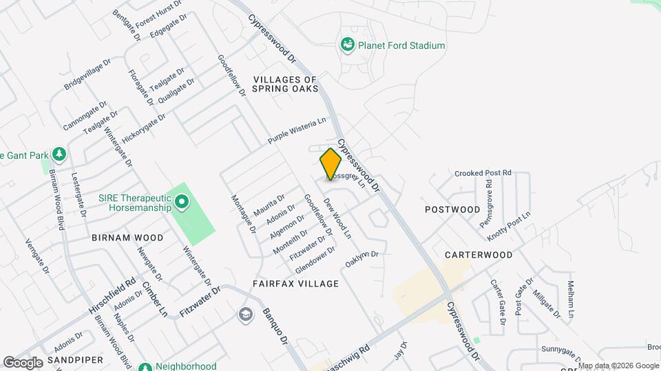 5211 Sweetwind Ln Map and Location Details