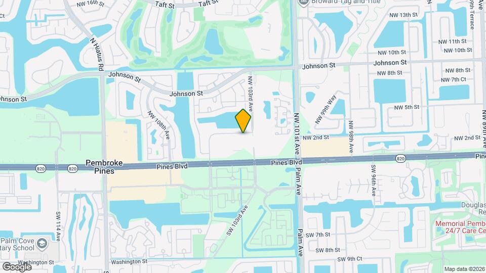 10372 NW 3rd St Map and Location Details
