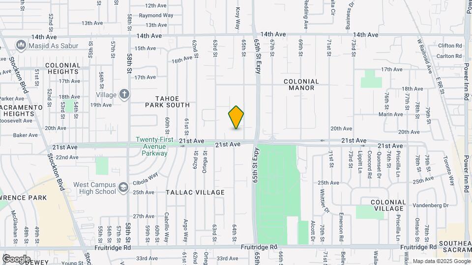 4700 65th St Map and Location Details