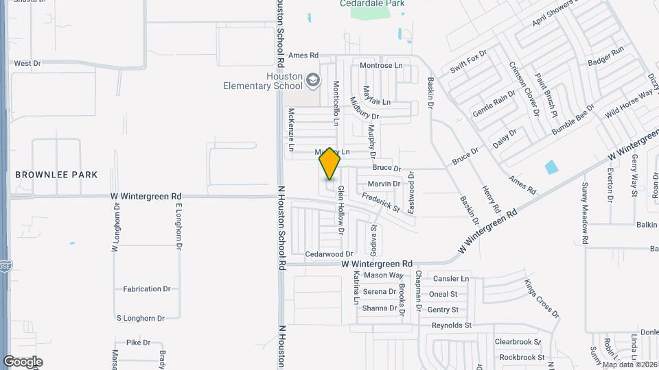 2512 Brentwood Dr Map and Location Details