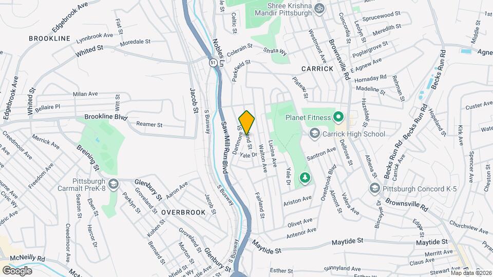 2124 Fairland St Map and Location Details