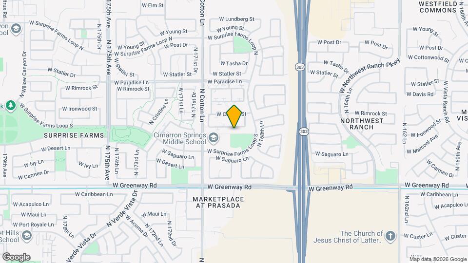 16933 W Marconi Ave Map and Location Details