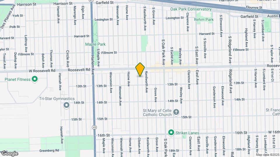 1231 Clinton Ave, Unit Garden Map and Location Details