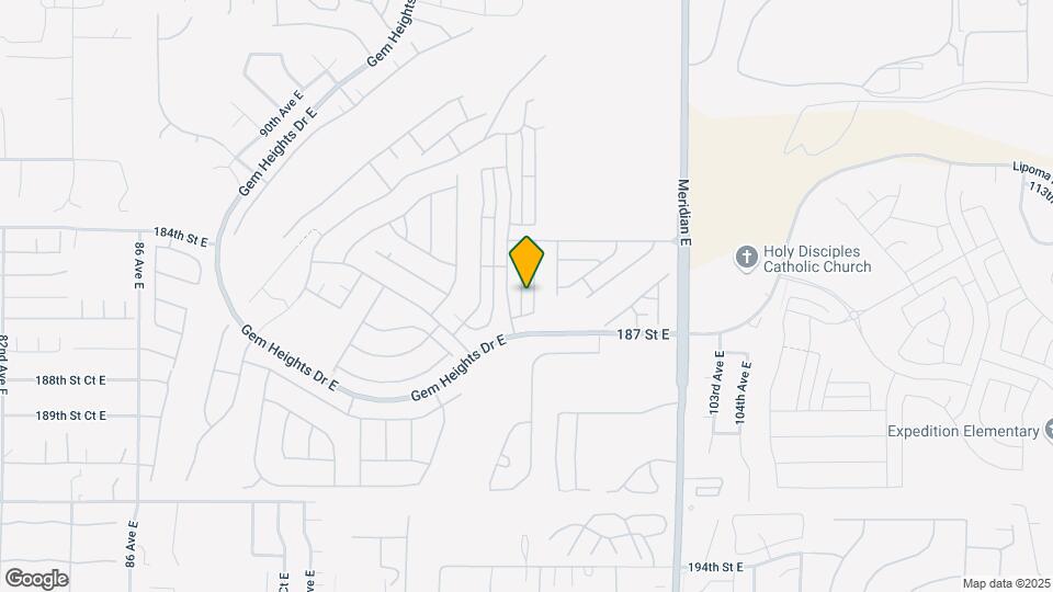 18536 97th Avenue Ct E Map and Location Details
