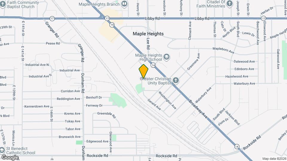 5573 Garden St Map and Location Details