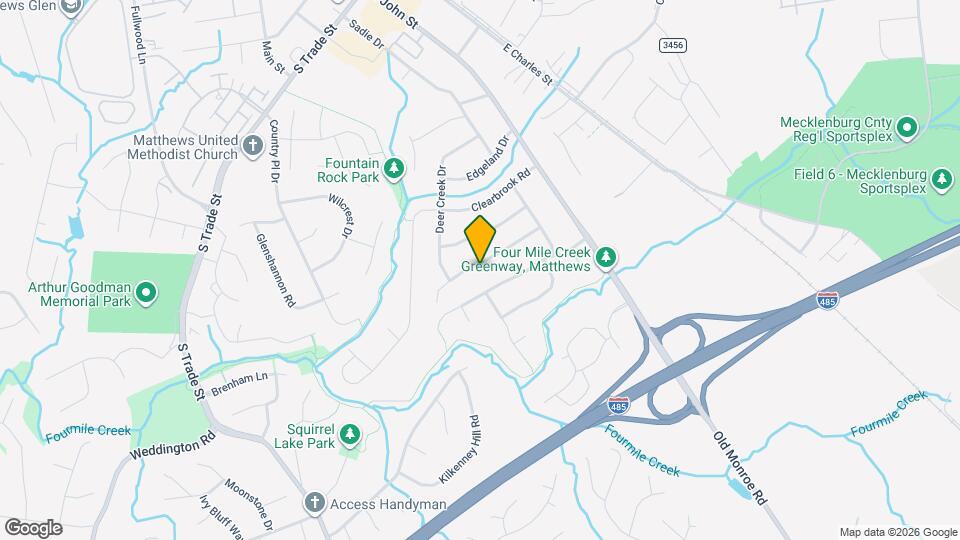 401 Vinecrest Dr Mapa y Detalles de la Ubicación