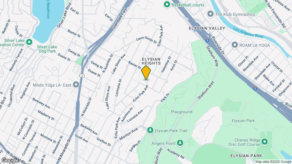 2011-2015 Echo Park Ave Map and Location Details