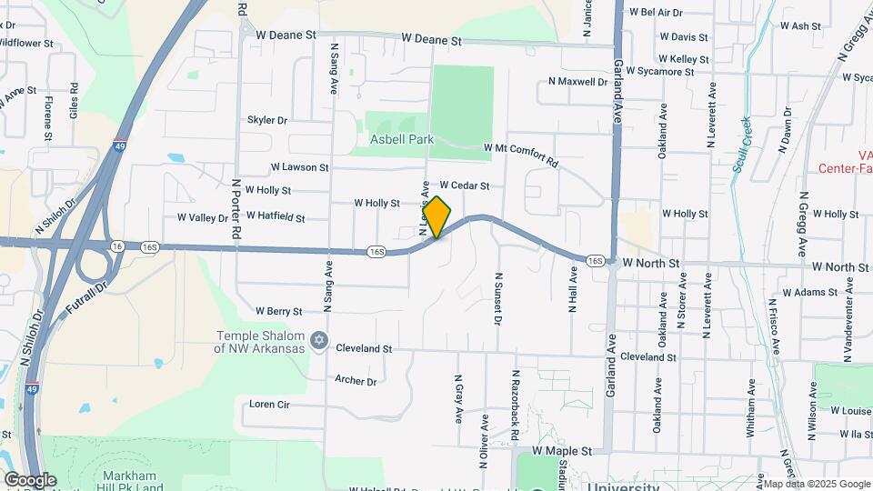 1627 W Wedington Dr Map and Location Details