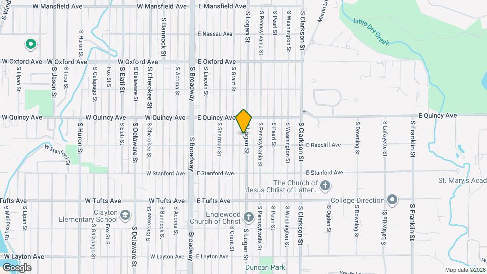 4367 S Logan St Map and Location Details