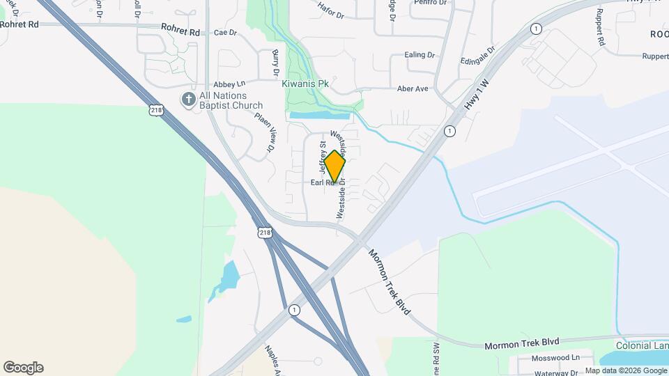 1809 Earl Rd Map and Location Details