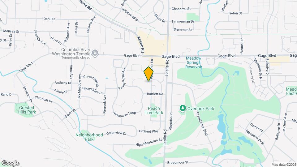 1839 Peachtree Ln, Unit 3 Mapa y Detalles de la Ubicación