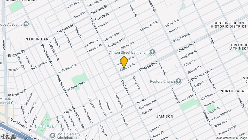 3295 Rochester St Mapa y Detalles de la Ubicación